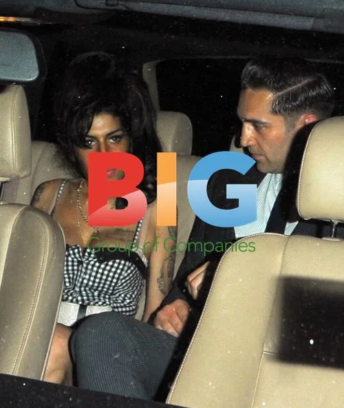Amy Winehouse, Reg Traviss and Carl Barat Party