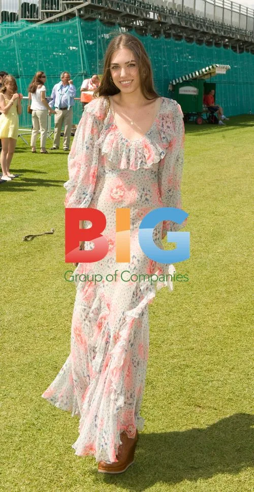 Amber Lebon at Cartier Polo Event