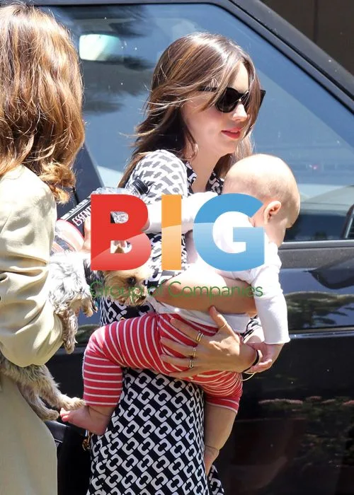 Miranda Kerr with Baby in Santa Barbara