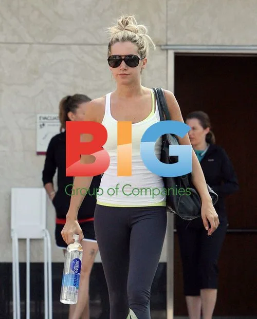 Ashley Tisdale Hits the Gym