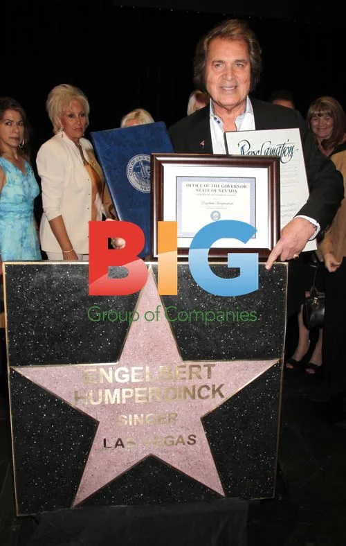 Engelbert Humperdinck Honored by Las Vegas Walk of Stars