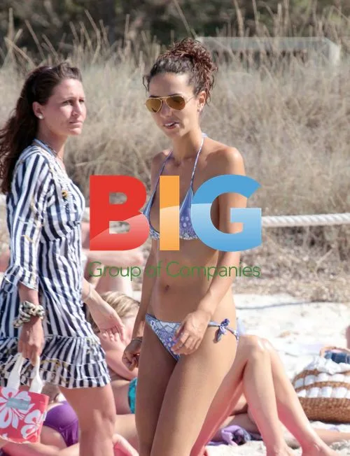 Model Laura Barriales in Formentera, Spain