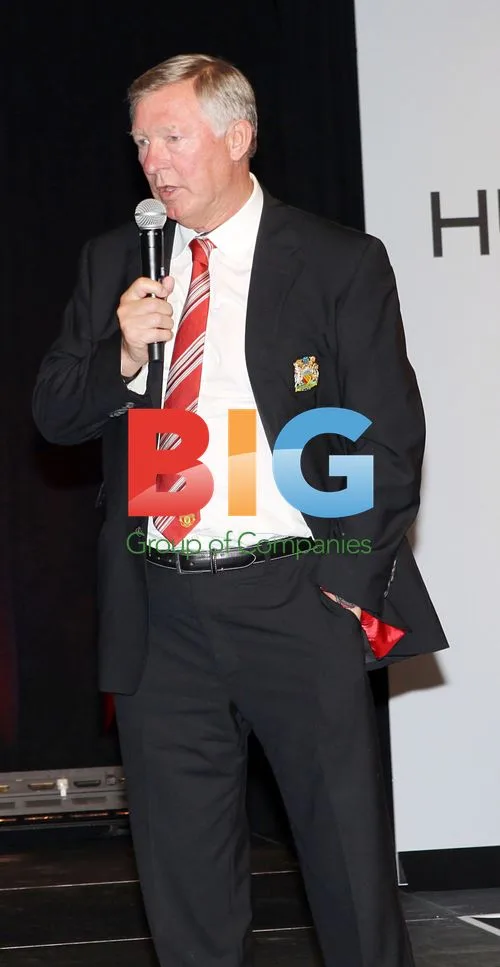 Manchester United Footballers at Charity Fashion Show