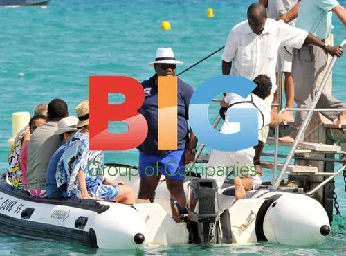 Gabonese President Ali Bongo in Saint-Tropez, France