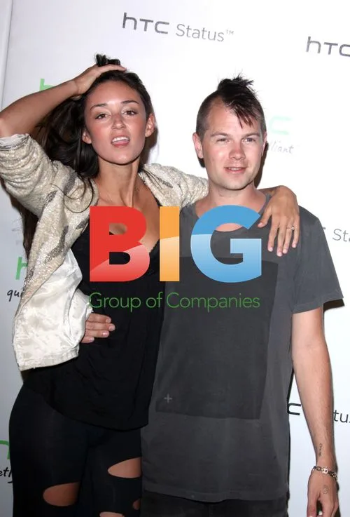 Caroline D'Amore and Bobby Alt at HTC Status Social launch