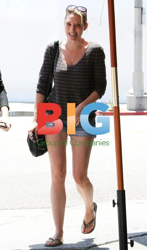 April Bowlby Leaves Cafe in Los Angeles