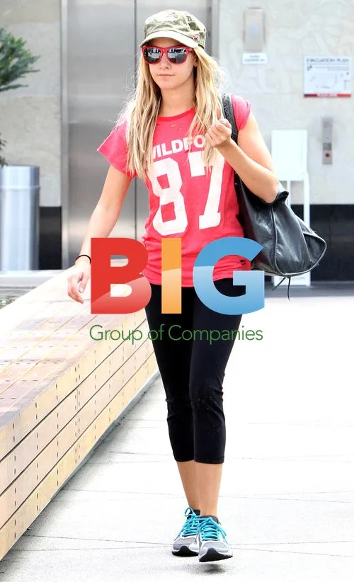 Ashley Tisdale Arrives at Gym