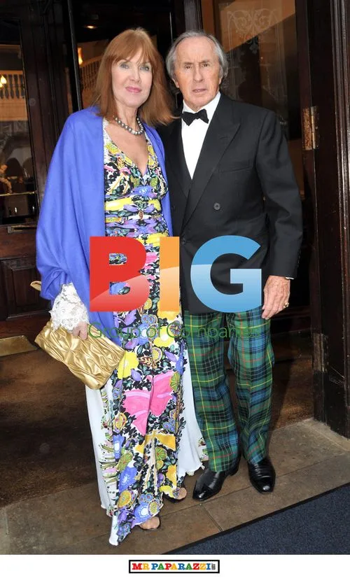 Sir Jackie Stewart and Helen Stewart out in Scotland
