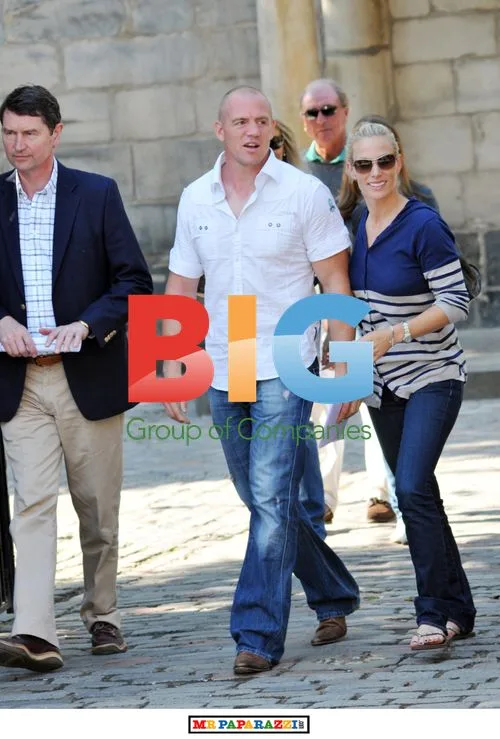 Zara Phillips and Mike Tindall at Royal wedding venue