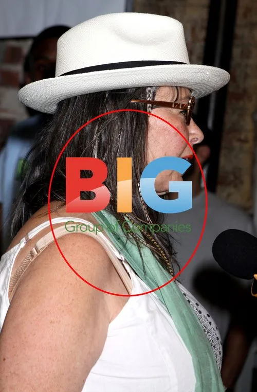 Roseanne Barr Rocks Feather Hair Trend