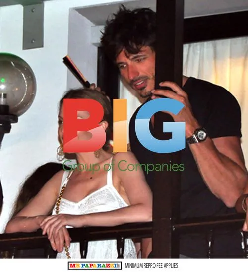 Kylie Minogue and Andres Velencoso at Ibiza Rocks