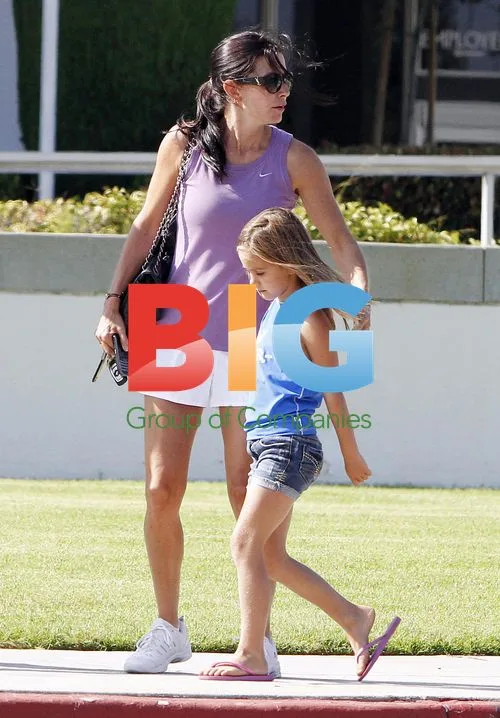 Courteney Cox with Daughter Coco in LA