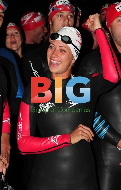 Holly Branson at London Triathlon