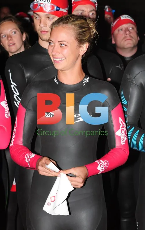 Holly Branson at London Triathlon