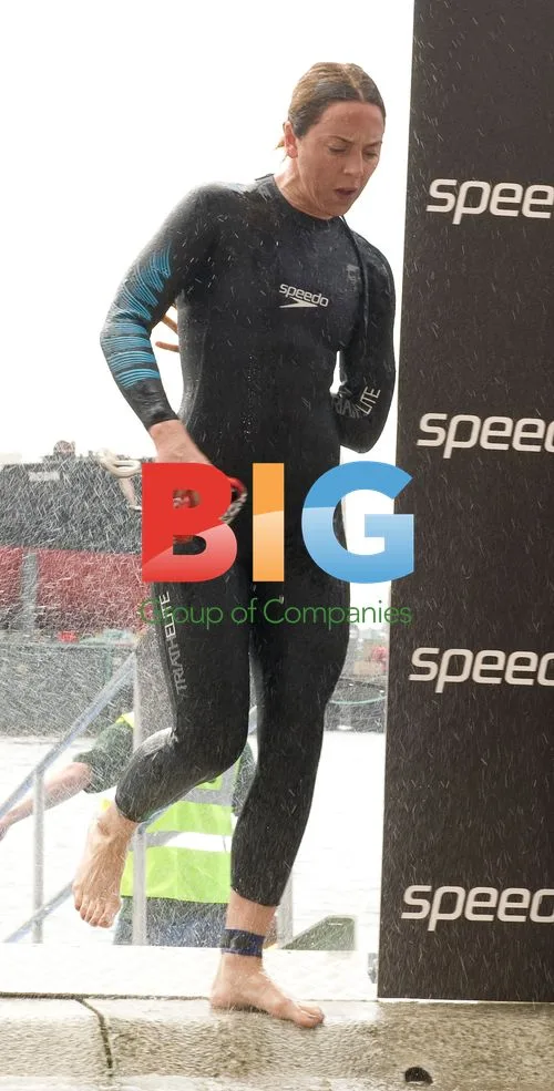 Mel Chisholm at London Triathlon