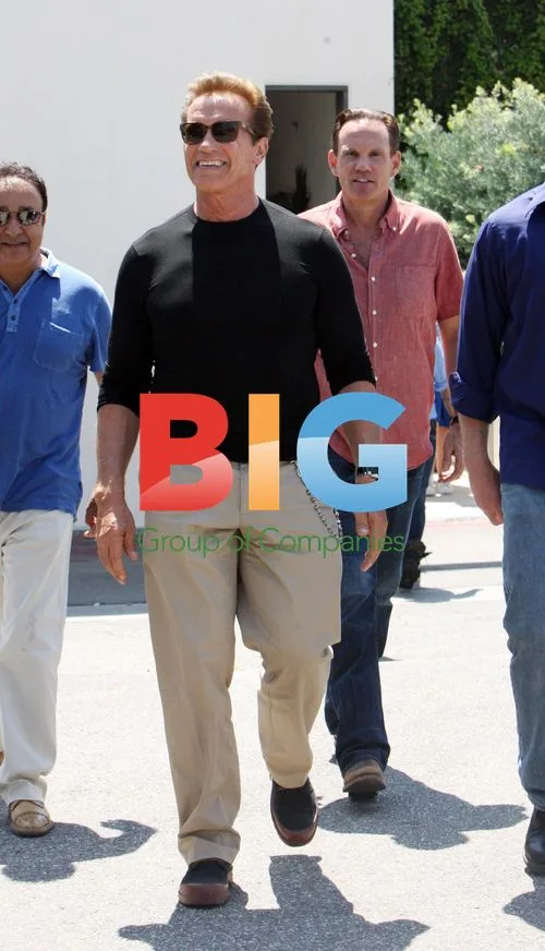 Arnold Schwarzenegger with Sons