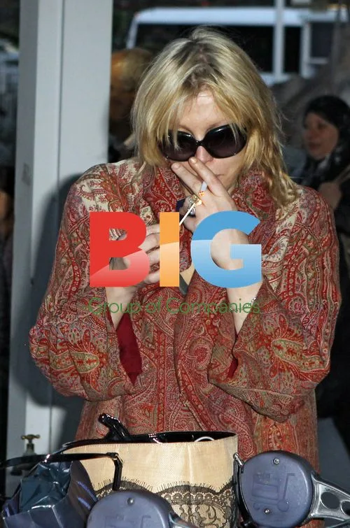 Courtney Love Arrives in Sydney, Australia