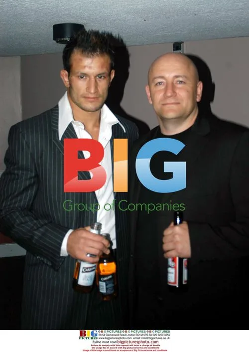 Cage Fighter Lee Murray and Promoter Andy Geer