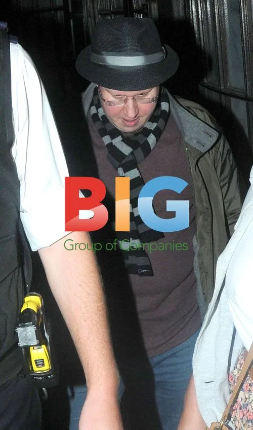 Matt Lucas Escorted by Police