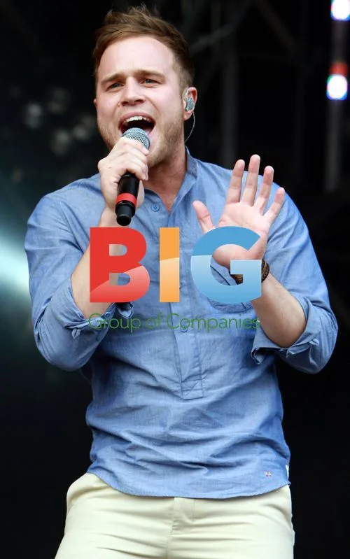 Olly Murs Performing at Party in the Park