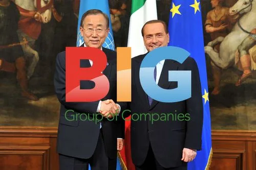 Berlusconi Meets UN Chief in Rome