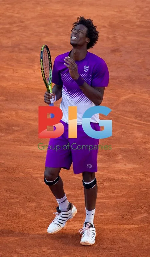 Gael Monfils at Roland Garros 2011