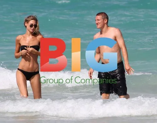Bastian Schweinsteiger and Sarah Brandner in Miami