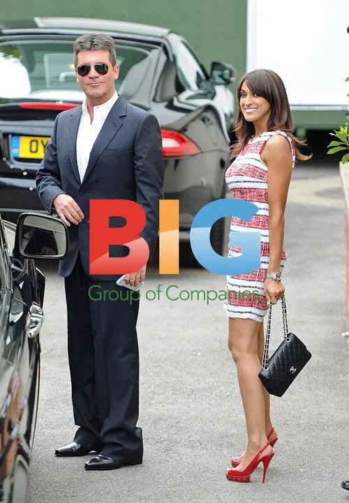 Simon Cowell and Jackie St Clair at Britain's Got Talent Rehearsal