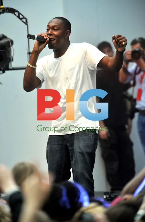 Dizzee Rascal at Coca-Cola London 2012 Torch Relay