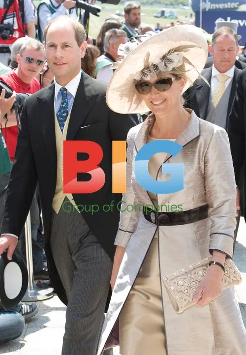 Prince Edward and Sophie at Epsom Derby 2011