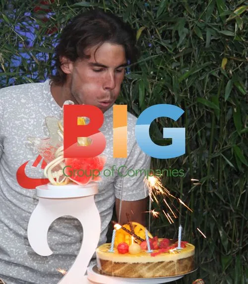 Nadal Receives Birthday Cake After French Open Win
