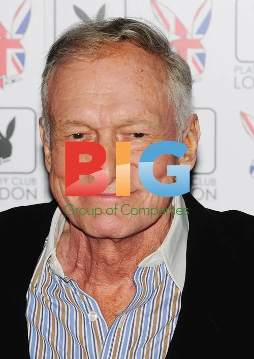 Hugh Hefner at London Playboy Club Opening