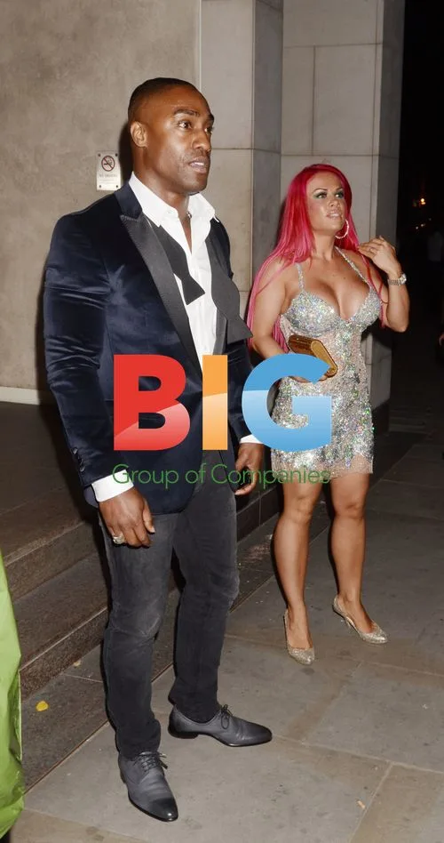 Jennifer Keellings and Simon Webbe at Playboy Club Opening