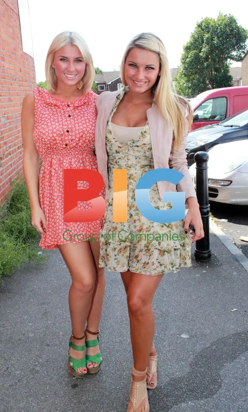 TOWIE Sisters at Boutique