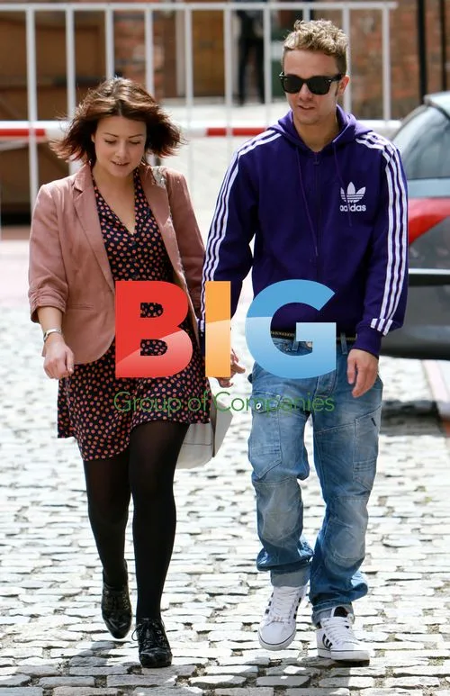 Jack P. Shepherd and Lauren Shippey Depart Coronation Street Set