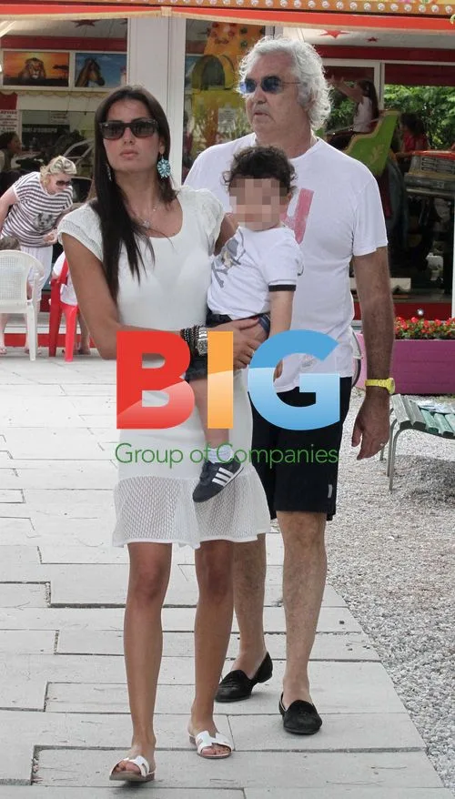 Elisabetta Gregoraci Family Day in Italy