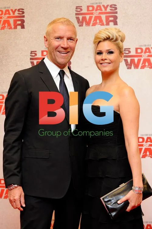 Renny Harlin and Erica Marchino at 5 Days of War Premiere