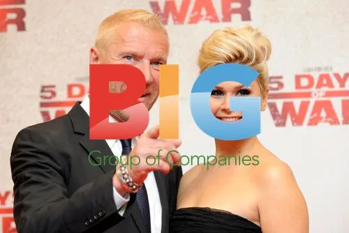Renny Harlin and Erica Marchino at "5 Days Of War" Premiere