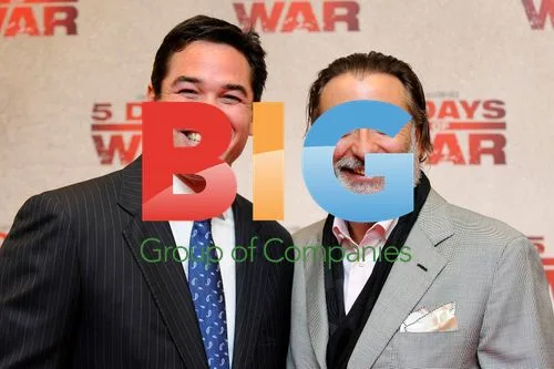 Andy Garcia and Dean Cain at "5 Days Of War" premiere