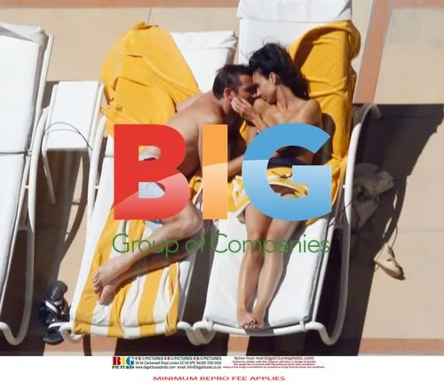 Frank Lampard and Christine Bleakley on Vacation