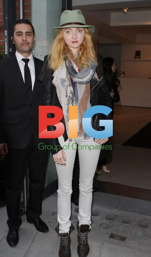 Lily Cole at Linda McCartney Photo Exhibit