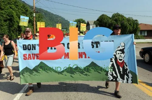 Coal miners march in West Virginia