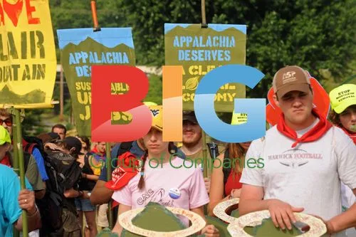 Protesters march against mountaintop removal mining