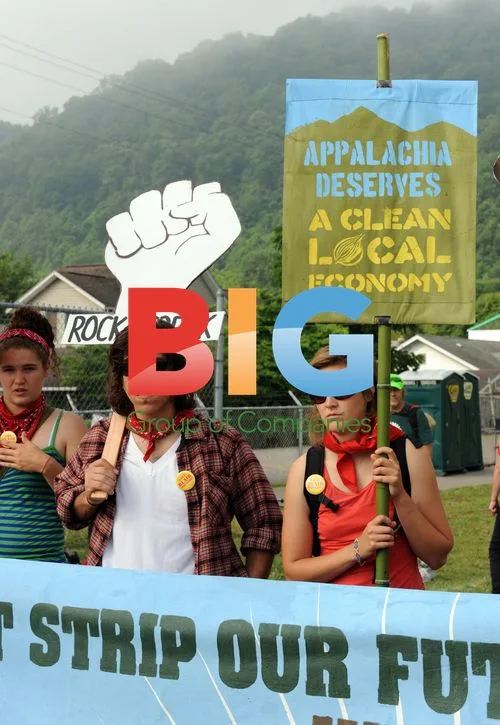 Protest March in Marmet, West Virginia