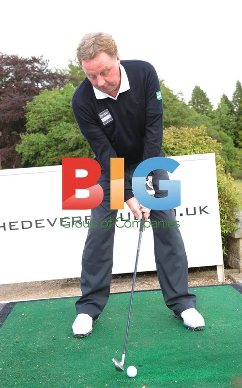 Flintoff and Redknapp Golf with Celebrities