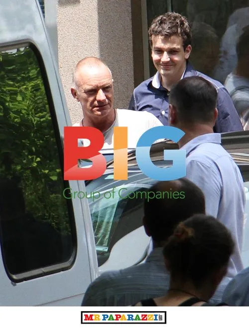 Sting Arrives for Belgrade Gig