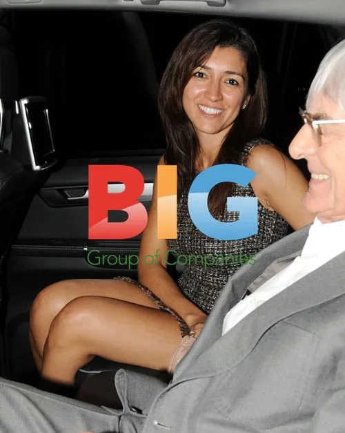 Bernie Ecclestone and Girlfriend in London