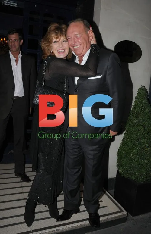 Rula Lenska and Brian Crawford at Tramp Club Birthday