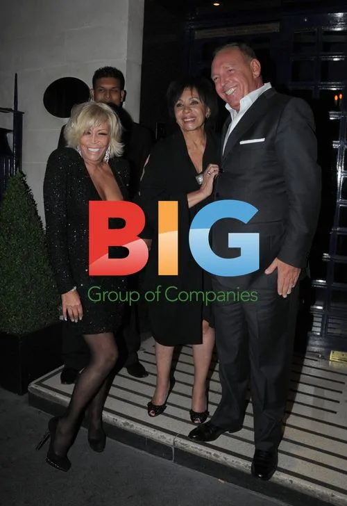 Lisa Voice, Shirley Bassey and Brian Crawford at Tramp Club