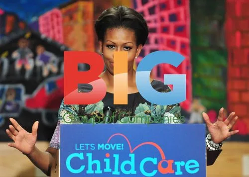 Michelle Obama at CentroNia for "Let's Move" launch